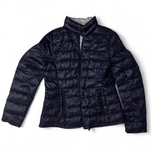 Women's Navy Puffer Jacket